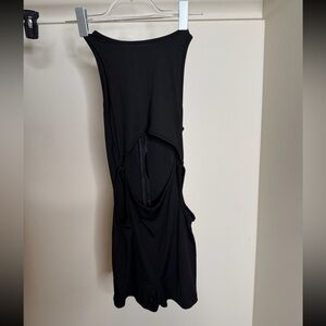 SHEIN Black Backless Dress